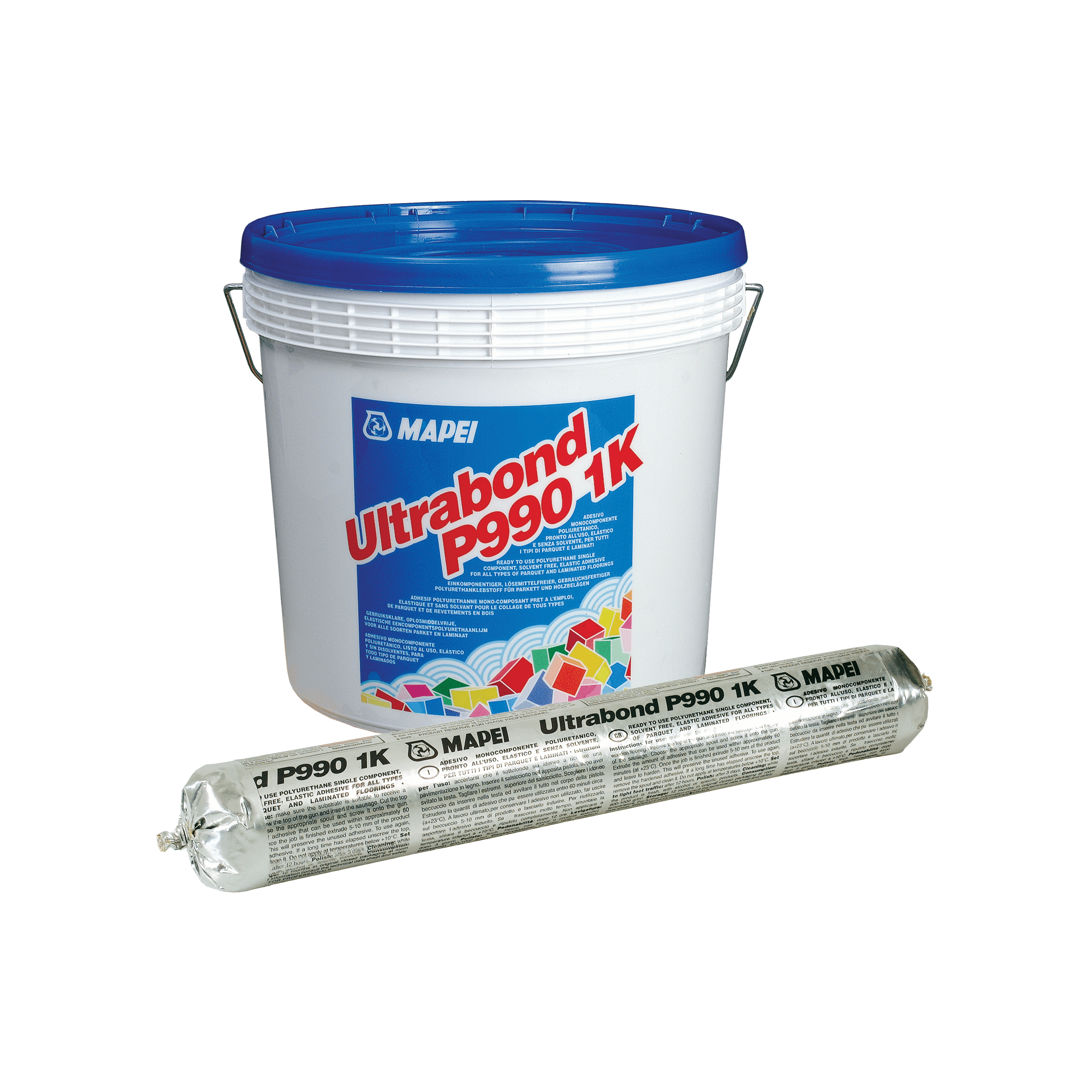 P990-1K adhesive in sausage pack for cork flooring installation