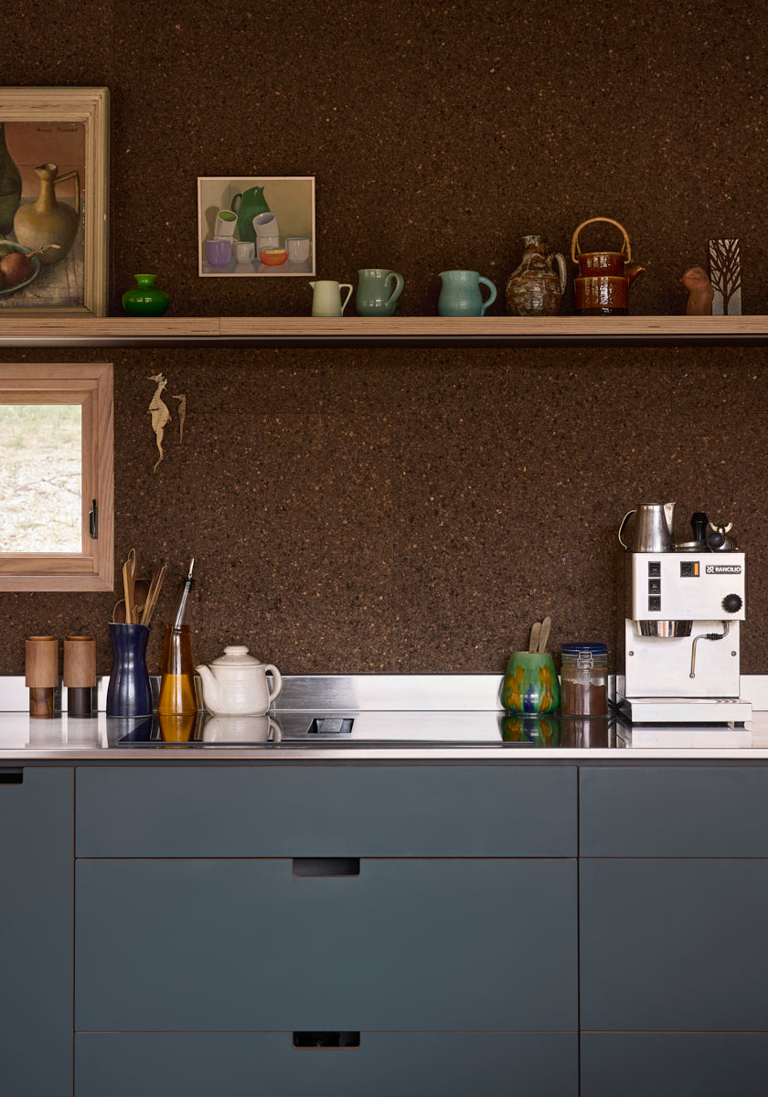 Charcoal Veneer Cork Sheet