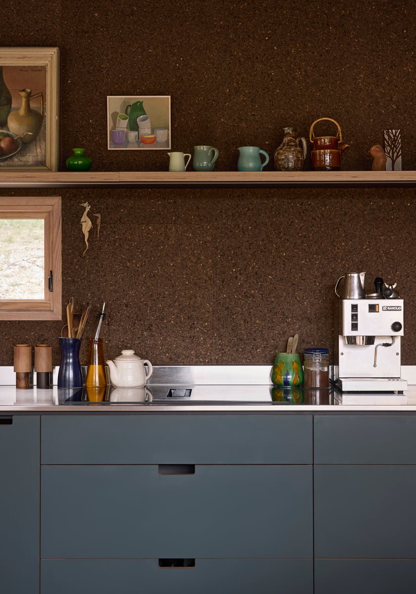 Charcoal Veneer Cork Sheet