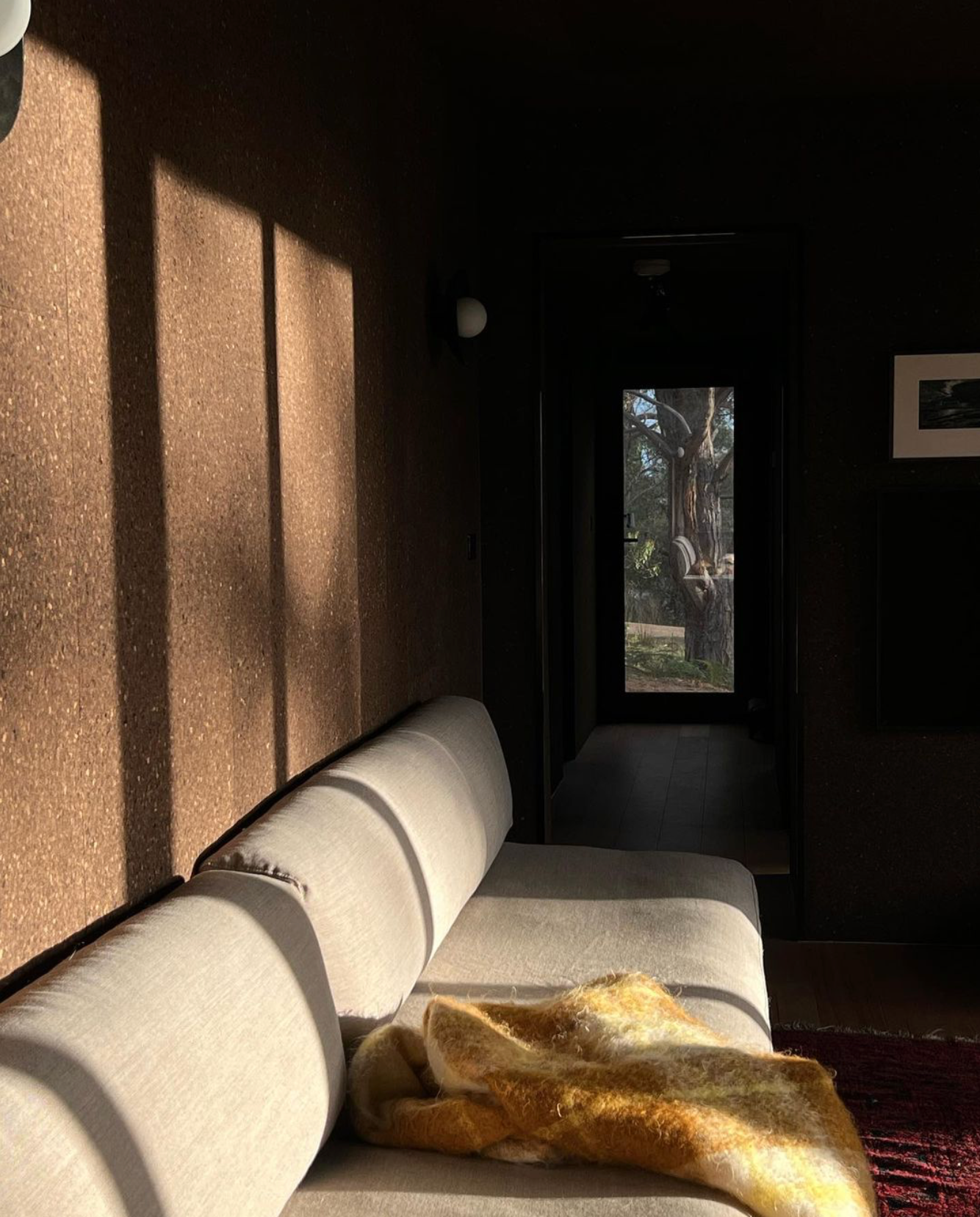 Charcoal Veneer Cork Sheet