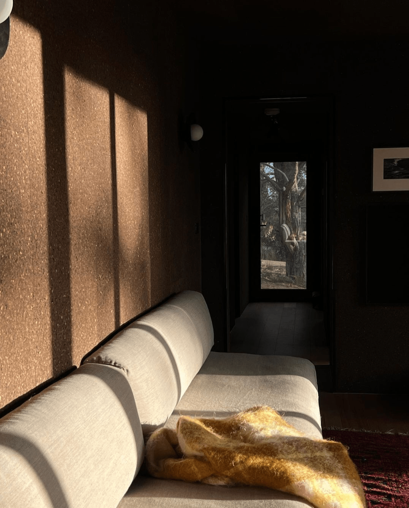 Charcoal Veneer Cork Sheet