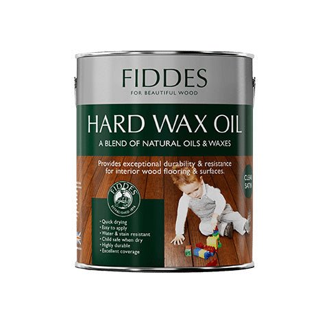 Fiddes Hard Wax Oil for protecting and enhancing cork and timber floors