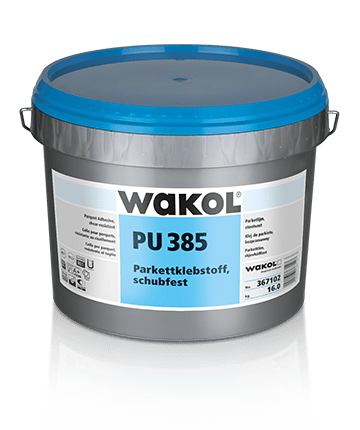 PU 385 polyurethane floor coating container for cork and timber floors