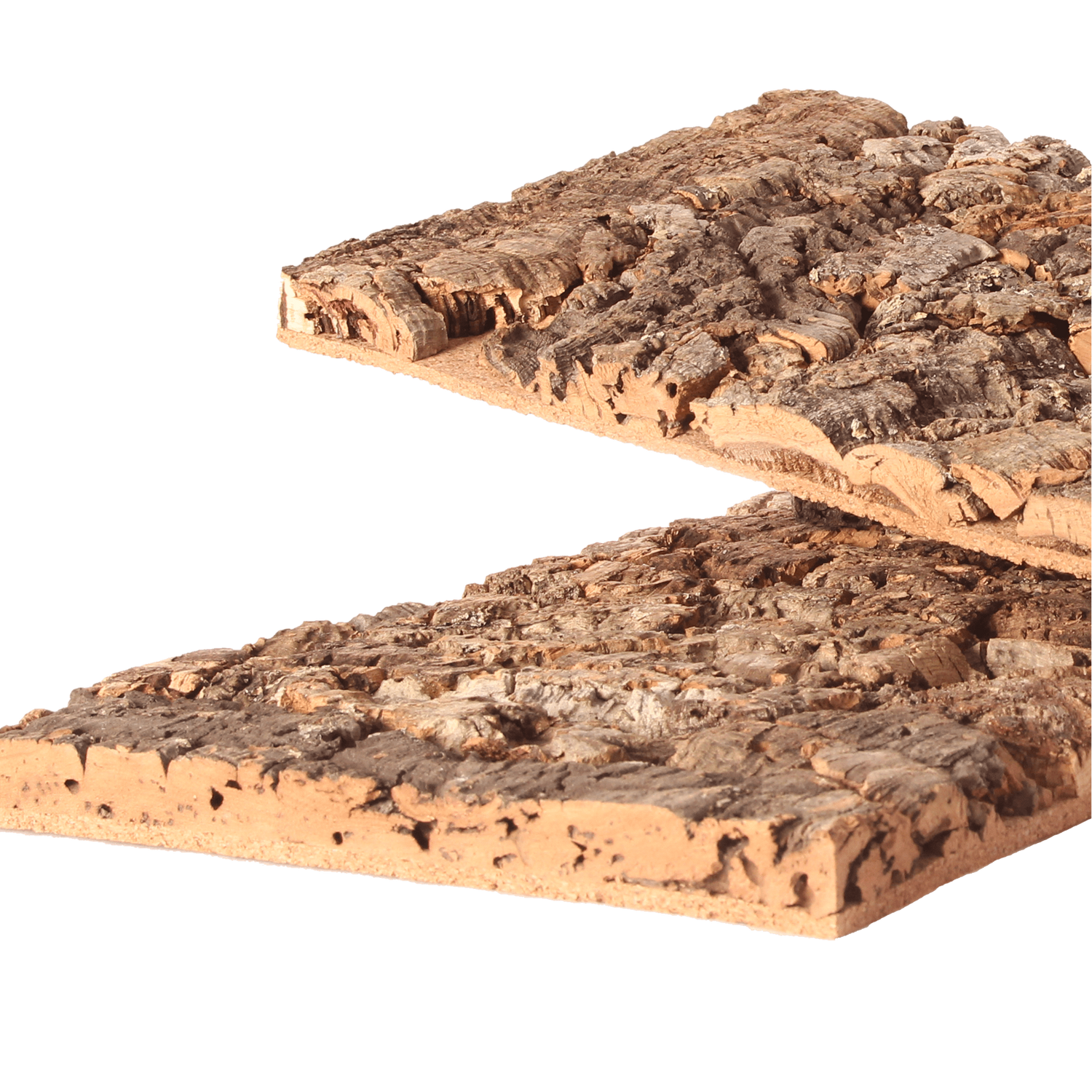 Cork in its purest form — raw, textured, and expressive, offering an unmistakably natural aesthetic and acoustic comfort.