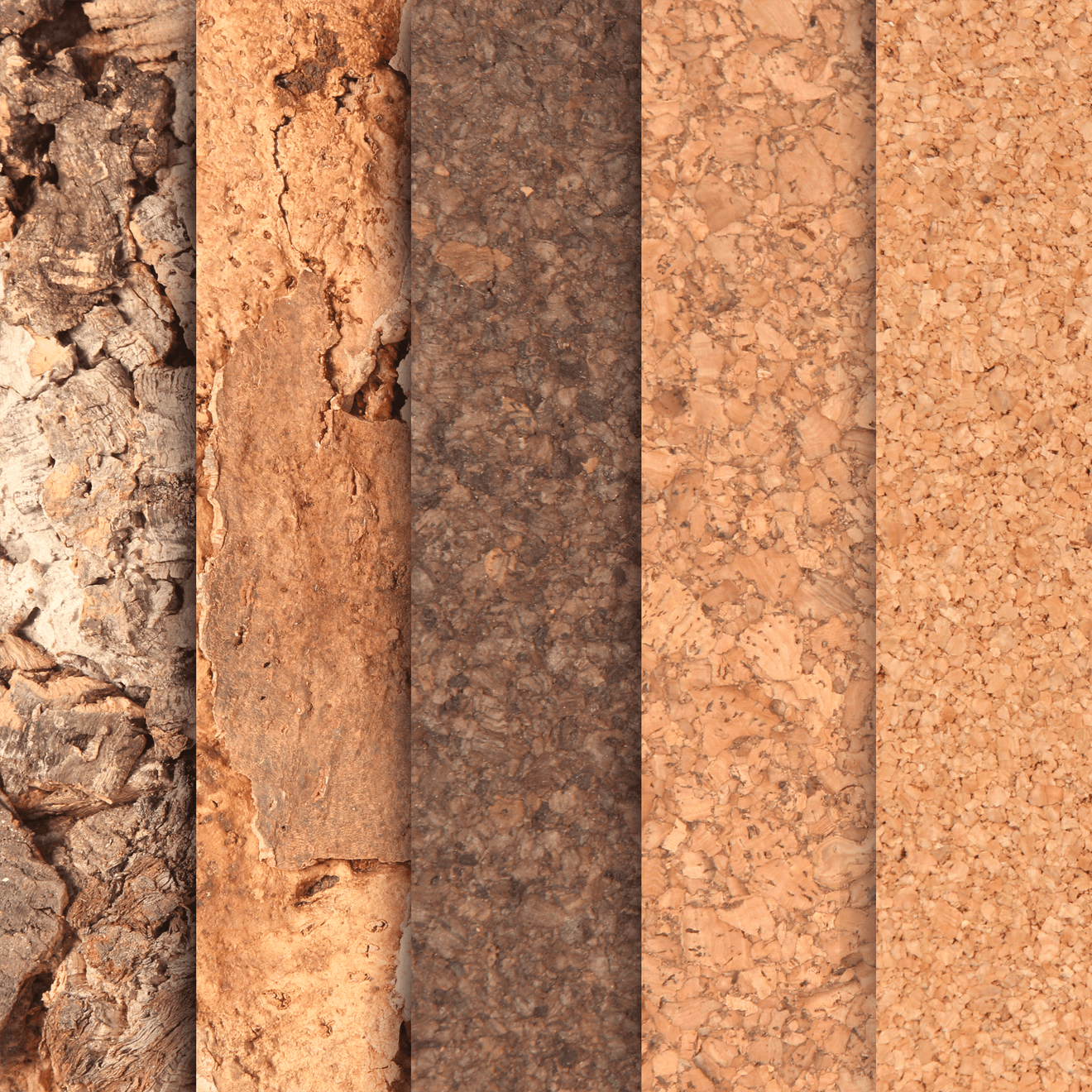 Charcoal High-density Cork Tile 600 X 300 X 8mm | Portugal Cork Co